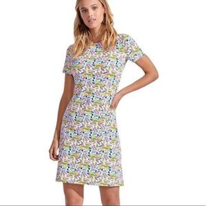 Persifor Carter Dress Roe Deer Animal Print Stretch Size XS